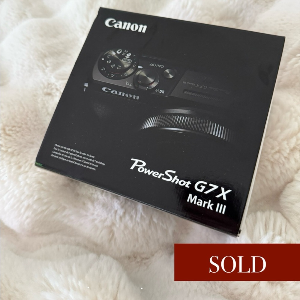 Canon PowerShot G7 X Mark III - Black
Content Creator Camera